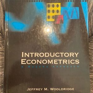 Introductory Econometrics A Modern Approach Textbook